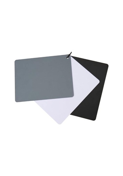 Gc-3 Medium Size 3'ü 1 Arada Beyaz Dengesi Ve Gri Kartlar