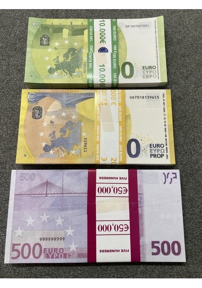 Aykar Yeni 300 Adet Euro 100 - 200 - 500 Euro Geçersiz Para Eğlence ...