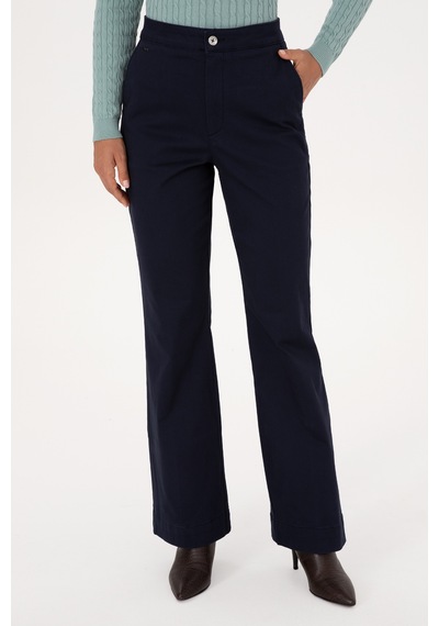 U.s. Polo Assn. Kadın Lacivert Pantolon Kanvas-chino 50316912-vr033 Lacıvert