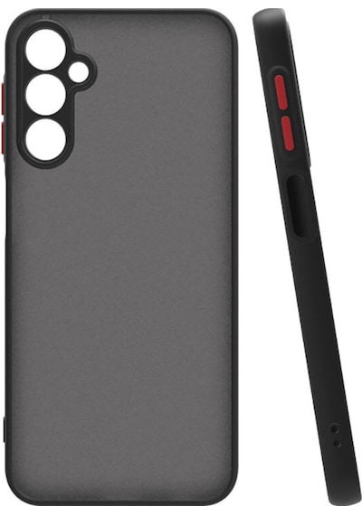 Galaxy S24 Fe Uyumlu Kılıf Zore Hux Kapak-siyah