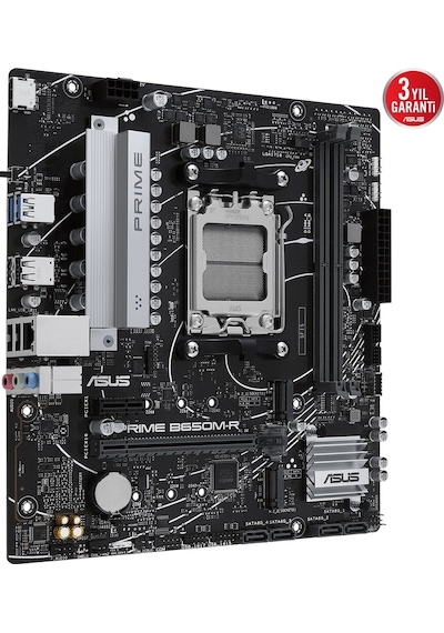 Asus Prıme B650m-r, 2xddr5, 2x M.2, Hdmı, Am5 Soket Anakart