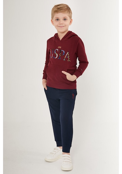 U.s. Polo Assn. Erkek Çocuk Bordo Eşofman Takımı Bordo