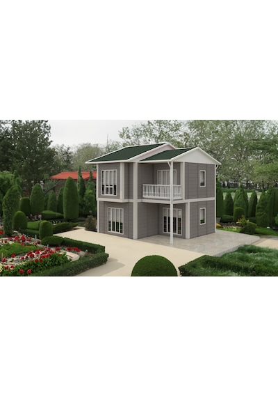 90 M2 Çift Katlı Prefabrik Ev