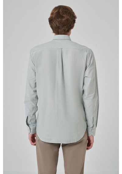 Morven Erkek Yeşil Pamuk Trend Dynamic Fit Gömlek 25ms004010700 Yeşil Yeşil