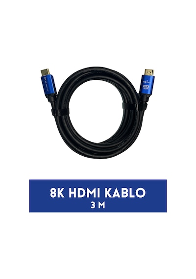 Hdtv Premium Yüksek Hızlı 8k Ultra Hd Hdmı 2.0 Ses Ve Görüntü Kablosu 3 Metre Technozi