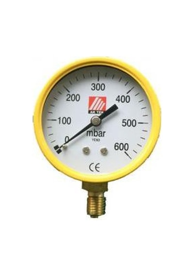 Manometre 63Mm 0-40 Bar Yüksek Basınç
