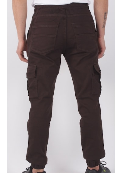 Black Steel Kargo Cepli Lastikli Erkek Pantolon-19000 (546188350)