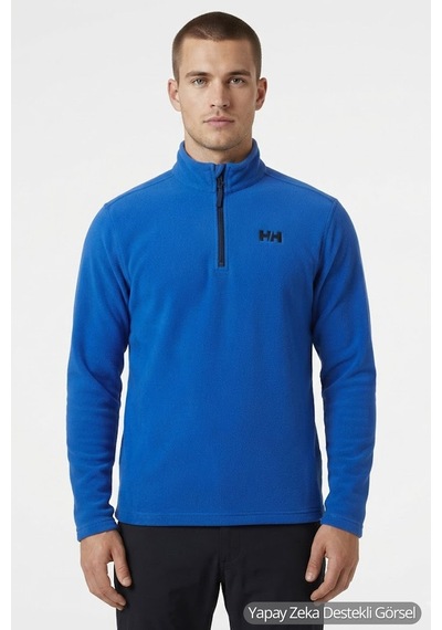 Helly Hansen Mount Erkek Polar Sweatshirt Mavi