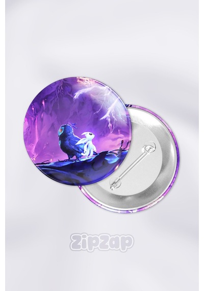 Ori And The Will Of The Wisps Video Oyun Çanta Süsü İğneli Buton Rozet Seti 1 Adet Tekli
