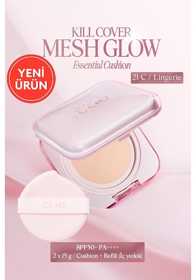 Hyalüronik Asit İçerikli Kill Cover Mesh Glow Essential Cushion Set 21clingerie Spf50+ Pa++++