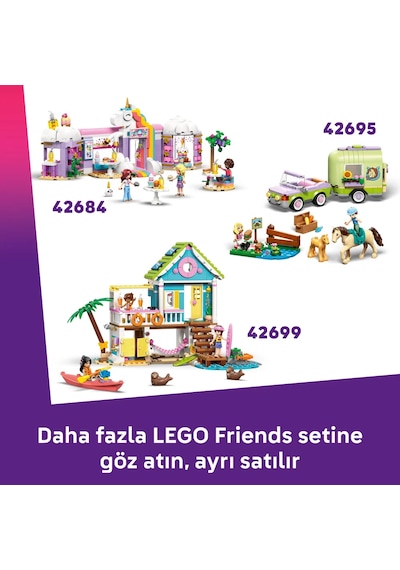 LEGO® Friends Su Parkında Eğlence 42676 - 6 Yaş ve Üzeri Çocuklar için 2 Mini Bebek İçeren Oyuncak Yapım Seti (278 Parça)