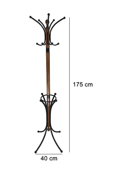 Tolunay Portmanto Ayaklı Askılık - Boyalı Bambu X Model Ceviz Tolunay Portmanto Ayaklı Askılık - Boyalı Bambu X Model Ceviz