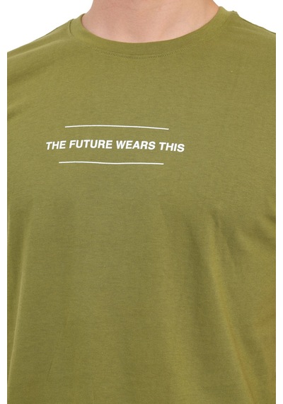 Kinetix Ml Future 11kms03 Haki Erkek Kısa Kol T-shirt