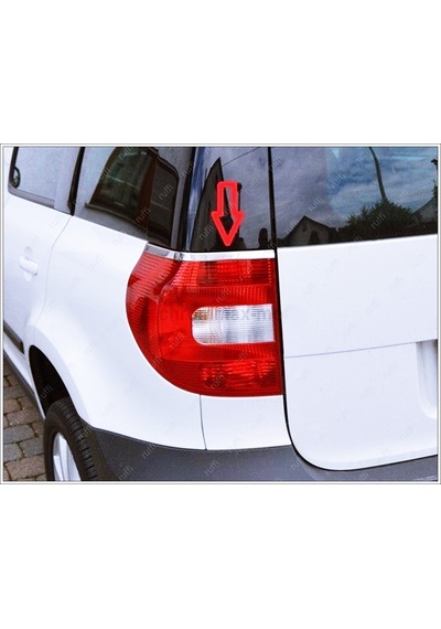 Skoda Yeti Krom Stop Kaşı 2 Prç. 2009 Üzeri P. Çelik