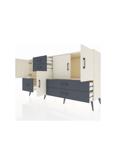 Hyperion Konsol 4 Raflı 5 Çekmeceli 4 Kapaklı 176x44x99 Aytaşı-ay Aytaşı-aytaşı/antrasit Hyperion Konsol 4 Raflı 5 Çekmeceli 4 Kapaklı 176x44x99 Aytaşı-ay Aytaşı-aytaşı/antrasit