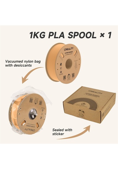 Creality Hyper Pla Şeftali Tozu Filament 1.75mm 1kg - Urhanshop Gönderimli