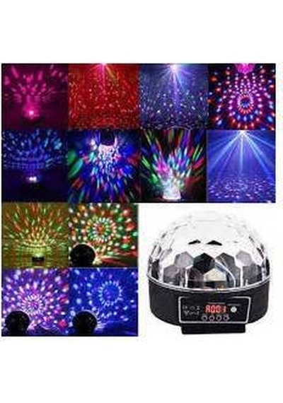 Club Party Kutlama Renkli Led Disco Topu Dj Sahne Lazer Işık
