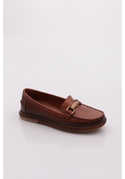 Venüs 26484109y Kadın Deri Loafer Ayakkabı Taba Ç