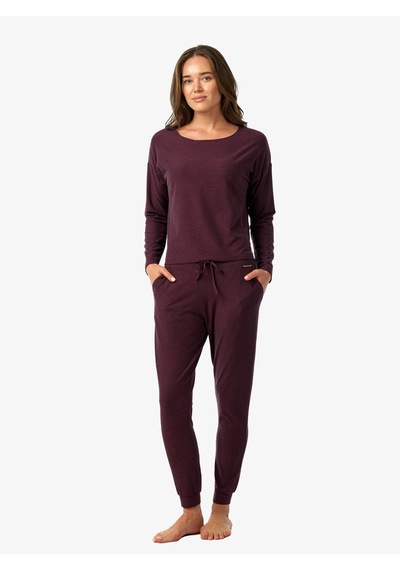 Blackspade Kadın T-shirt 60683 - Mürdüm