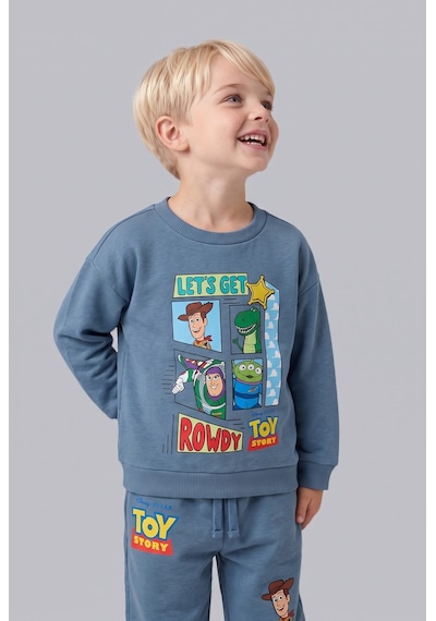 Defacto Toy Story Lisanslı Baskılı Uzun Kollu Üst Lastikli Paça Alt 2li Takım Erkek Bebek I3539a526wnbe739 Mavi-be739