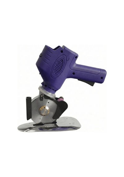Akülü Şarjlı Yuvarlak Kumaş Kesim Motoru 4 İnç 12v Kumaş Kesim Makinesi Dc-100 Ycm-40 Mor