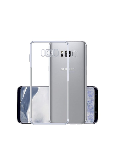 Kvy Samsung Galaxy Uyumlu S8 Plus Kamera Korumalı Süper Silikon Kılıf