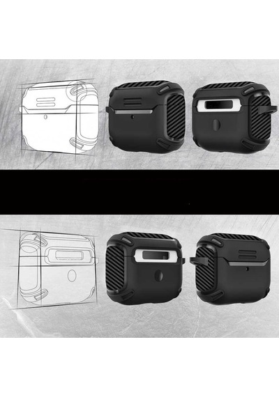 Apple Uyumlu AirPods Pro Kilif Zore Airbag 26 Silikon Kilif 554091427