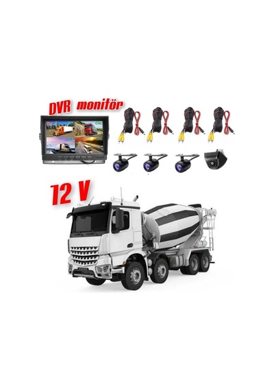 Navıgold Ds-7500 4 Kamera Monitörlü Kartlı Mobil Kamera Seti
