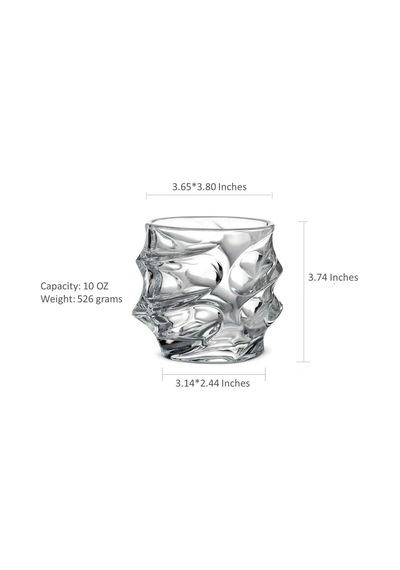 Premium Kristal Viski Bardakları 6'li Set, Büyük Kurşunsuz Kristal Cam, Tadım Bardakları Scotch Bardakları, Eski Diğer