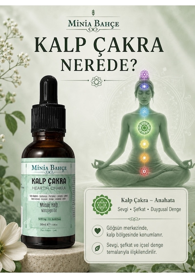 Minia Bahçe Bitki Ve Sanat Atölyesi Kalp Çakra Masaj Yağı 30 ML