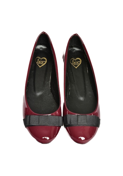 Fox Shoes S726019508 Bordo Rugan Kadın Babet Bordo