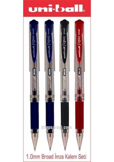 Uniball Signo Broad 1.0 Mm Imza Kalemi Seti 4 Adet Um-153 Diğer
