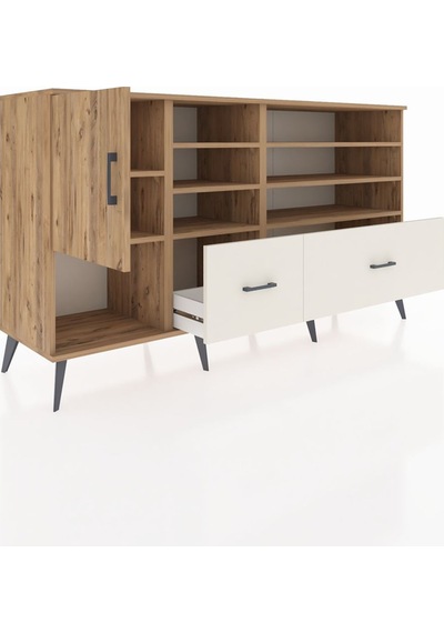 Hyperion Konsol 8 Raflı 2 Çekmeceli Tek Kapaklı 176x44x99 Çam-ça Çam-çam/aytaşı Hyperion Konsol 8 Raflı 2 Çekmeceli Tek Kapaklı 176x44x99 Çam-ça Çam-çam/aytaşı