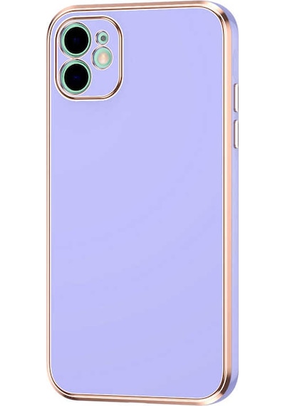 More Tr Apple Uyumlu iPhone 12 Uyumlu Mtr Bark Kılıf-mor