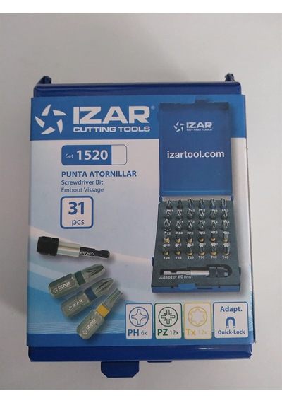 IZAR 31 parça vidalama uç seti