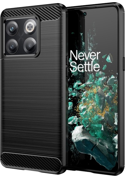 Oneplus Ace Pro 5G-Oneplus 10T Brushed Silikon Kilif - Siyah 559442740