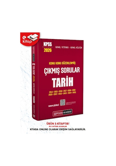 2026 Kpss Genel Yetenek Genel Kültür Konu Konu Düzenlenmiş Tamamı Çözümlü Çıkmış Sorular Tarih E-kitap