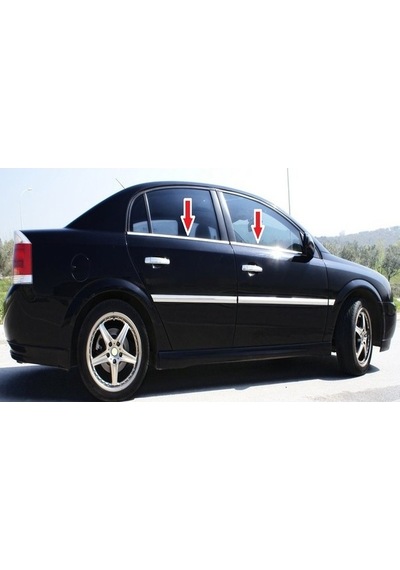 Opel Vectra C 2002-2008 Cam Çıtası Kromu 4 Prç. P.çelik
