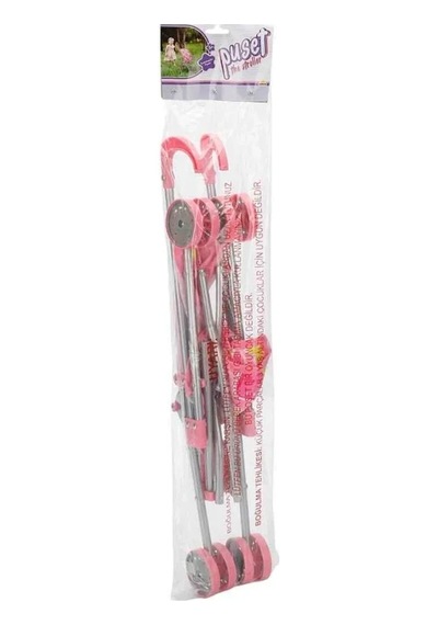 Ers 13001 Katlanır Metal Baston Oyuncak Puset Çilek Desenli