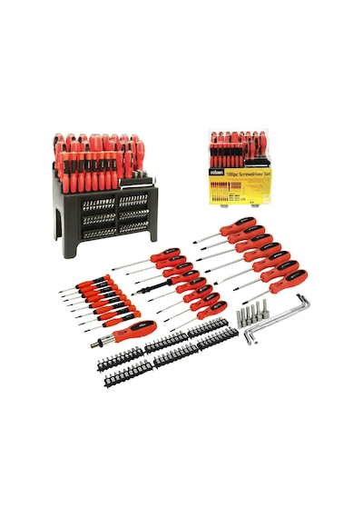 Rolson 28895 100 Pc Screwdriver Set