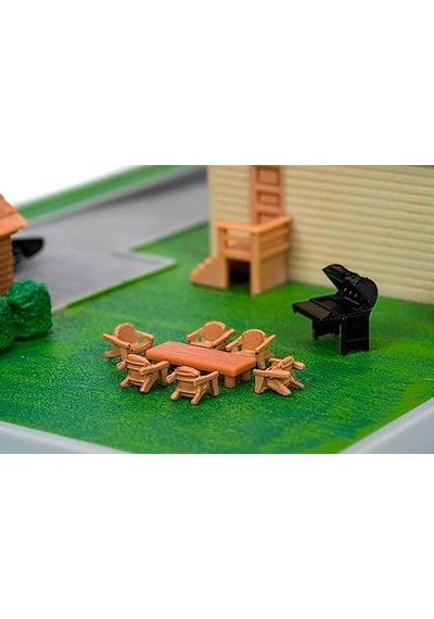 Jada Toys Hızlı Ve Öfkeli Nano Hollywood Rides Dom Toretto&apos Nun Evini Sergileyen Diorama, İki Adet 1,65" Döküm Araba, Çocuklar Ve Yetişkinler İçin Oyuncaklar 33668