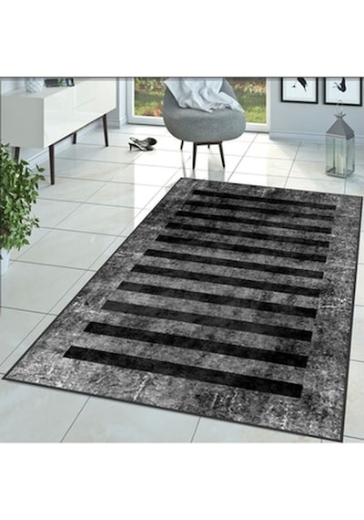 Rovigo Home Dijital Baskı Kaymaz Taban Salon Halısı Rvg1365 Çok Renkli