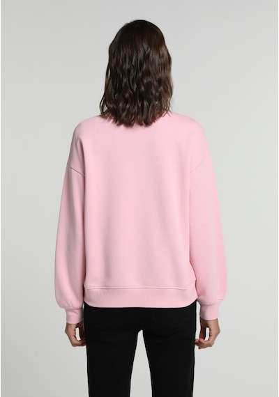 Colin's Colins Regular Fit Yuvarlak Yaka Baskılı Kadın Pembe Sweatshirt Cl1082141 Q1.v2 Pın