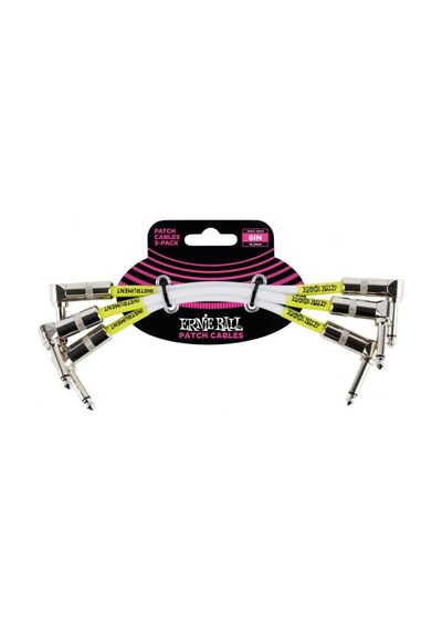 Ernıe Ball P06051 L-L 3Lü Paket 15Cm Pedal Ara Kablo