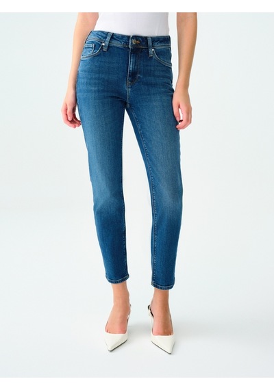 LOFT Elena Slim Fit Kadın Pantolon Lf2036080 Q1.v1 Denim