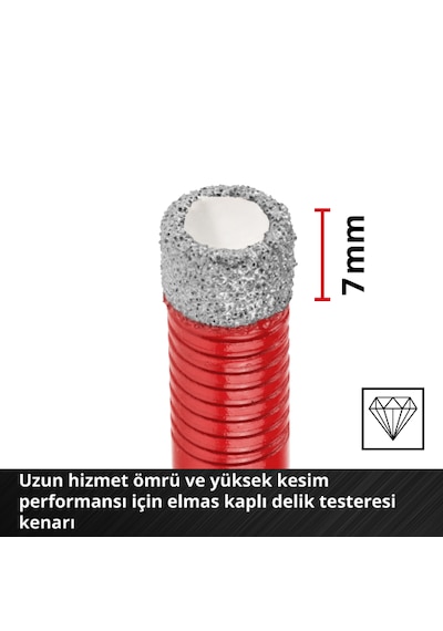 Einhell Beton Delici Elmas Taşlı Uç Seti 4 Parça - 49500404