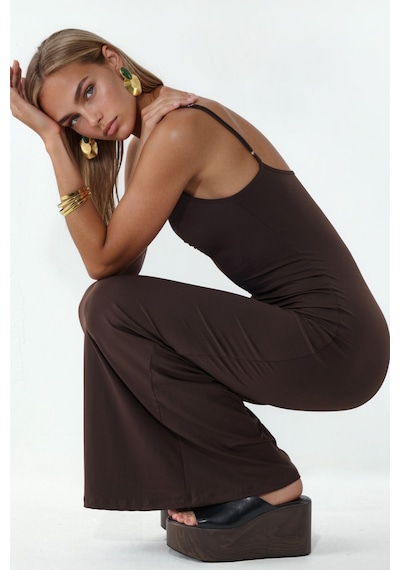 Hiccup Busem Kolsuz Midi Slip Elbise Siyah 02