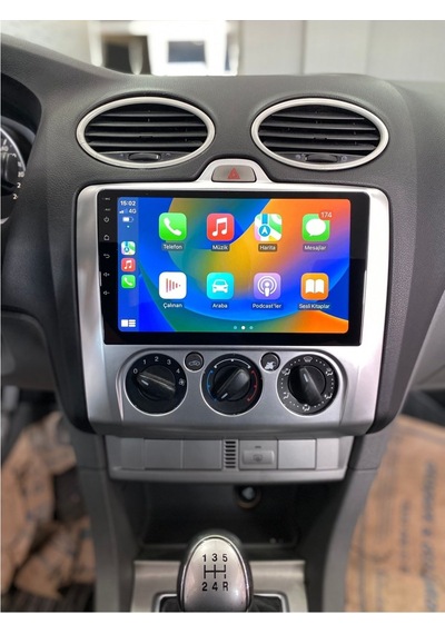 For-x Focus 2 Manuel 2005-2011 -9''android Gerçek 2+32 Gb / 4 Çekirdek 1.6ghz / Wıfı 5.0ghz / Bt 5.4-kablosuz Carplay-ahd Hd Geri Görüş Kamera  9"