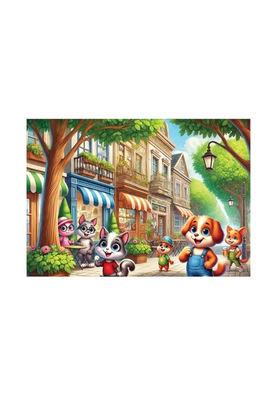 100 Parça Sevimliler Puzzle 4673 Hayvanlar