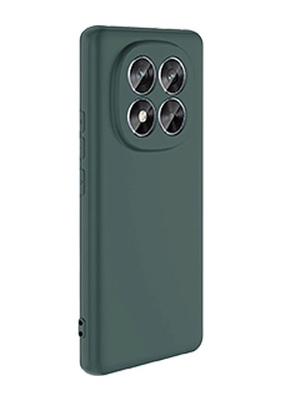 Xiaomi Redmi Note 14 Pro 4g Kılıf First Silikon - Koyu Yeşil 0.2M-Çok Renkli
